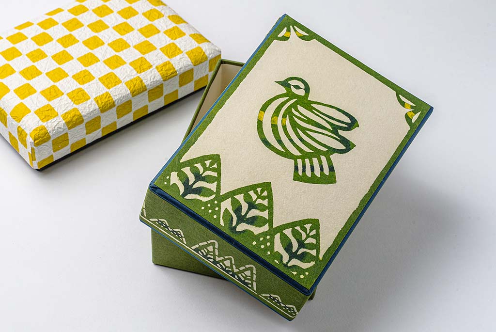 ポストカードケース 木鳥 みどり 越中和紙 桂樹舎 Japan Traditional Crafts Aoyama Square